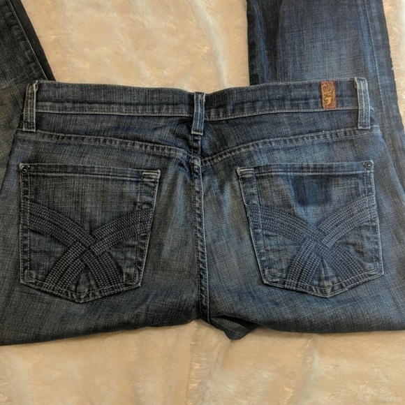 7 For All Mankind Gwenevere Skinny Raw Hem Jeans - Picture 8 of 14